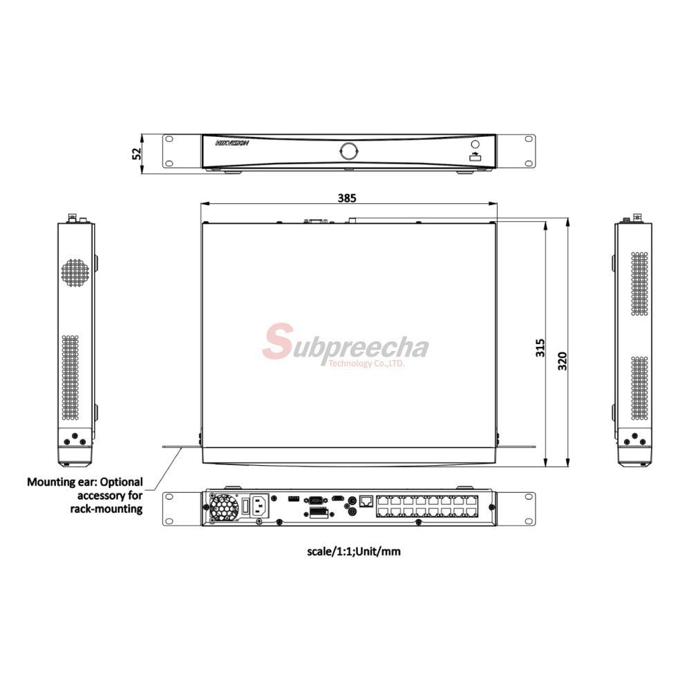 DS7616NXIK216P256 ทรัพย์ปรีชา เทคโนโลยี